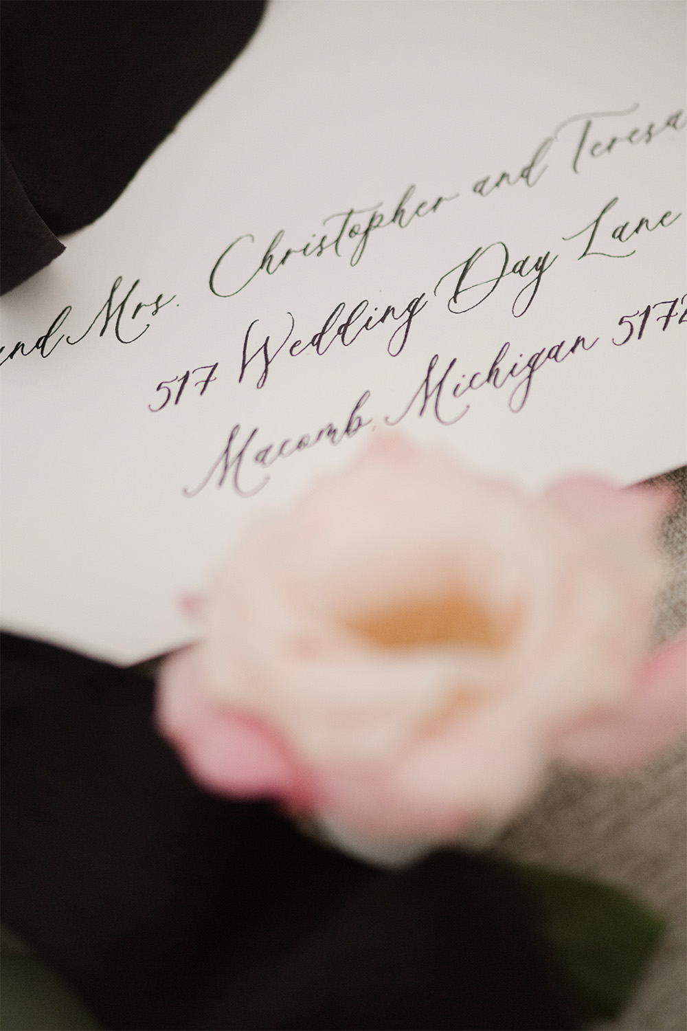 Addressed Wedding Envelope